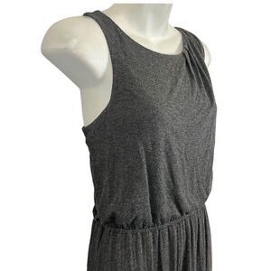 Ann Taylor Loft Gray Knit Stretch
Jersey Midi Sleeveless Blouson
Womens Dress S